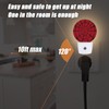EMXION Red Spider Web Night Light,Nightlight Plug into Wall LED