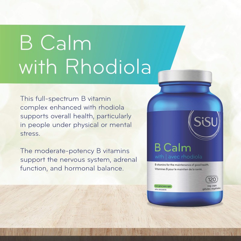 SISU B Calm, with 250 mg Rhodiola 120 VC (Pack
