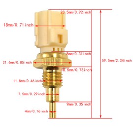AHL 5YP-85790-00 motorcycle temperature sensor compatible with Yamaha WR 125 R 2009-2014 / Yamaha WR125X 2009-2014 / Yamaha NS50F Aerox 2014-2016