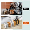 Housolution Pot and Pan Organizer Rack for Cabinet, Stainless Steel