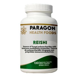 Paragon Health Foods Paragon Health Foods Reishi Capsule | 120 Vegetarian Capsules | Immune Support With Adaptogenic Properties | Reduces Stress & Fatigue | Supports Energy & Cognitive Wellness