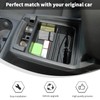 Linskip Center Console Organizer Tray with Non-Slip Mat Compatible with