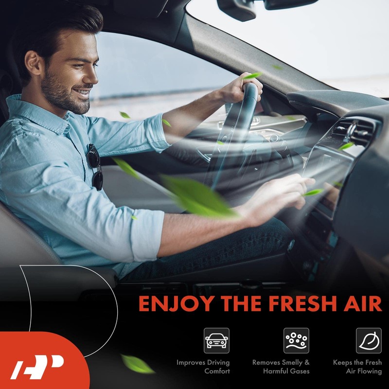 A-Premium 2-PC Cabin Air Filter with Activated Carbon Compatible with