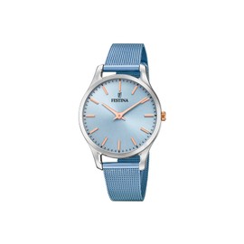 Festina Damen Analog Quarz Uhr mit Edelstahl Armband F20506/2