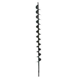 raseparter Auger Drill Bit 1.75in x 24in Black Longleaf for Garden Plant Bulb Flower Planting and Bedding Garden Plant Auger