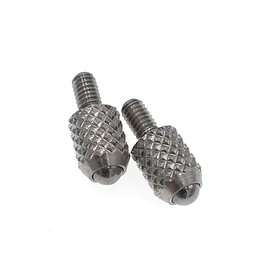 Contact Points for Dial Indicators Linear Gage Indicator Carbide Ball Tips 2 Pieces M2.5 Thread Shank 5mm Diameter 7.3mm Length (Tungsten Carbide Ball tip)