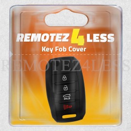 RemoteSuperMarket Key Fob Cover for 2014 2015 2016 2017 Kia Rio Remote Case Rubber Skin Jacket