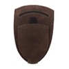 Car Sun Visor Sunglasses Holder Magnetic Leather Glasses Hanger Clip