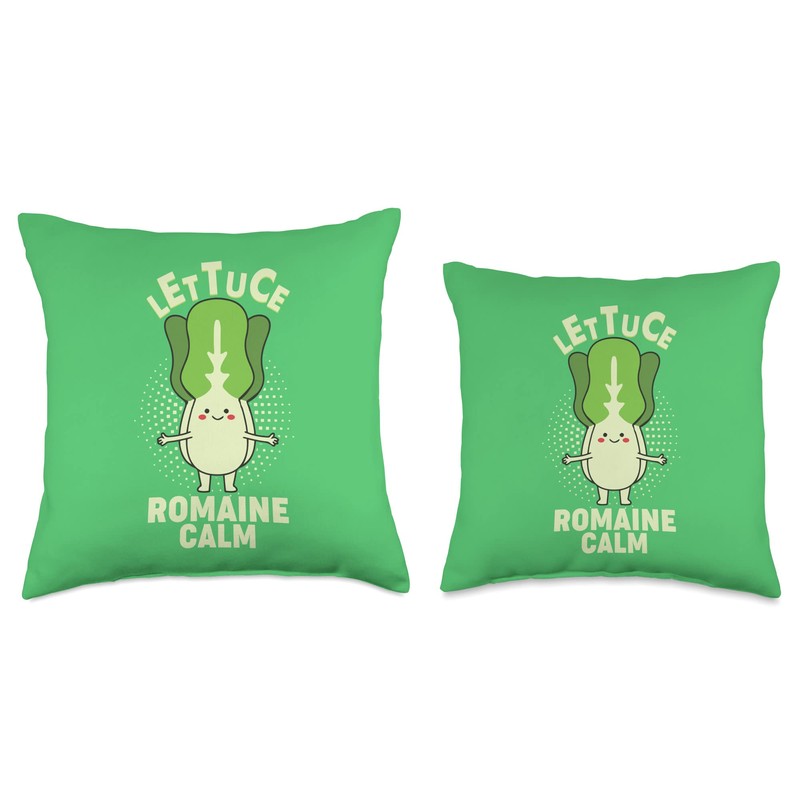 Lettuce Romaine Calm Throw Pillow