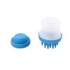 Dexas ScrubBuster Silicone Dog Washing Brush with Built-in Shampoo Reservoir,
