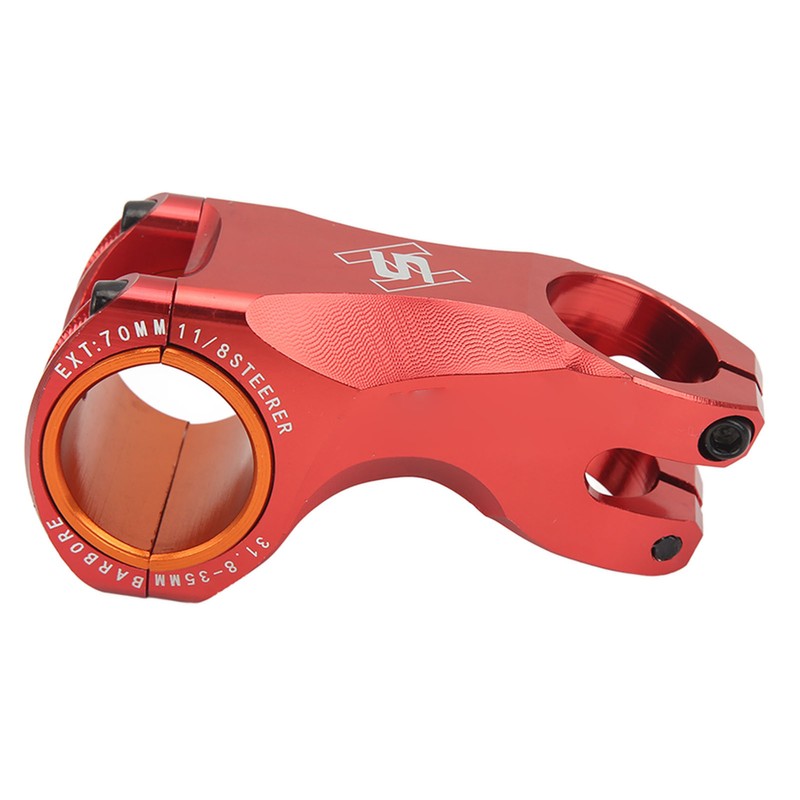 Bicycle Stem Bike Riser 70MM Ultra Light ‑17 Degree for