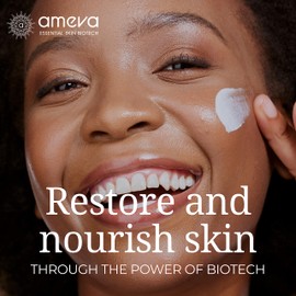 AMEVA Mevalonic Acid Multipotent Serum: Plant-Based, Vegan, Boosts Collagen, Hyaluronic Acid, For Sensitive Skin, Anti-Aging, Velvety Soft, Enhances Radiance (Serum Refill)