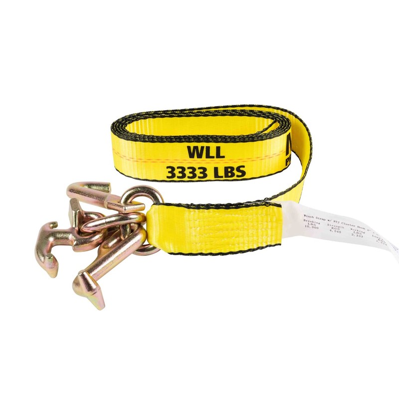 Mytee Products (2 Pack 2" x 8' Recovery Winch Strap