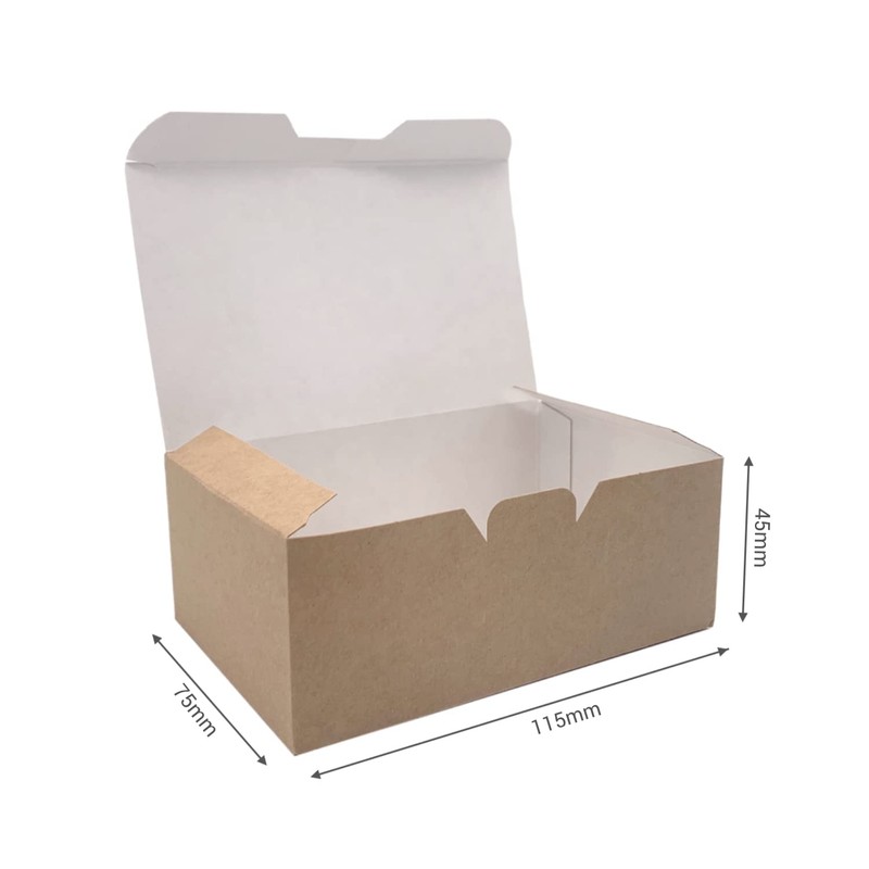 (Pack of 10 pcs) Size S Kraft Cardboard Gift Boxes