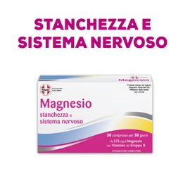 Matt, Magnesio, Integratore Alimentare Utile per la Stanchezza e il Normale Funzionamento del Sistema Nervoso, Contribuisce alla Normale Funzione Muscolare, Confezione da 30 Compresse