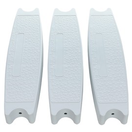 HECASA 18" Universal Pool Ladder Steps Replacement, Heavy-Duty Molded Plastic Swimming Pool Ladder Rung Step 3Pcs