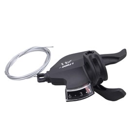 WEEROCK Bike Shifter Lever 6 Speeds Right Thumb Gear Shift Lever for Mountain Bicycle