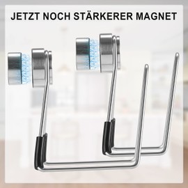 Briowa® - Magnetic Sponge Holder - [Small/Large] - Now Even Stronger Magnet - Perfect Kitchen Aid - Dish Cloth Holder - Dish Cloth Holder