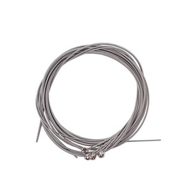 Domofa Strings Stainless Steel 4 String Bass Strings Set For Acoustic Bass,Electric Bass Replacement Parts Accessories (4 String)