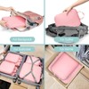 Cambond Compression Packing Cubes for Travel, 6 Set Packing Cubes