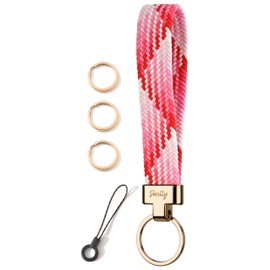 SENLLY Wristlet Lanyard, Stretchy Keychain Holder, Original Elastic Anti-Drop Design Keyring