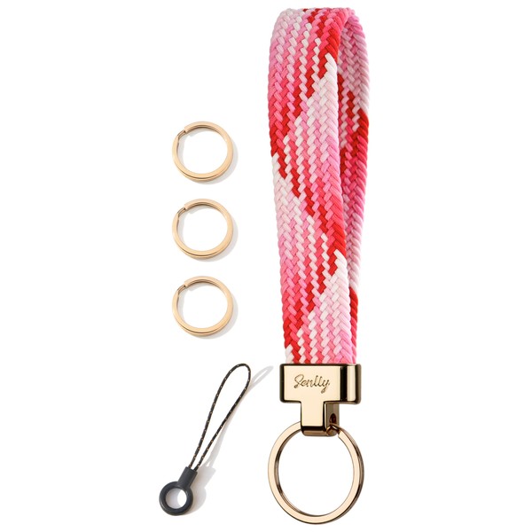 SENLLY Wristlet Lanyard, Stretchy Keychain Holder, Original Elastic Anti-Drop Design