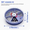 FREGITO 117PCS/205pcs Weight Sinkers 6 Sizes Lead Weights Round Split