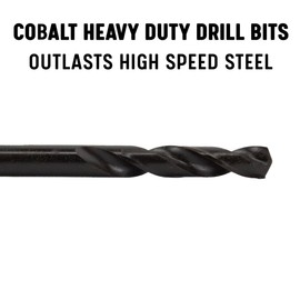 Drill America #5 Cobalt Stubby Threaded Shank Drill Bit Overall Length 5/8, TSD Series