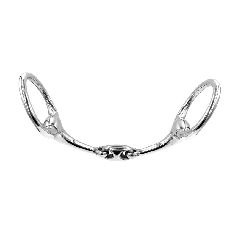 Equine Smile ES0097 ErgoBit Olive Head Bit Double Broken Stainless
