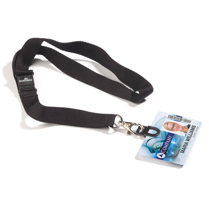 Durable CardFix Holder for ID with 20mm Wide Textile Safety-release