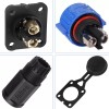 NOVINO Trolling Motor Plug Receptacle Set 12V/24V/ 36V/48V Plug for