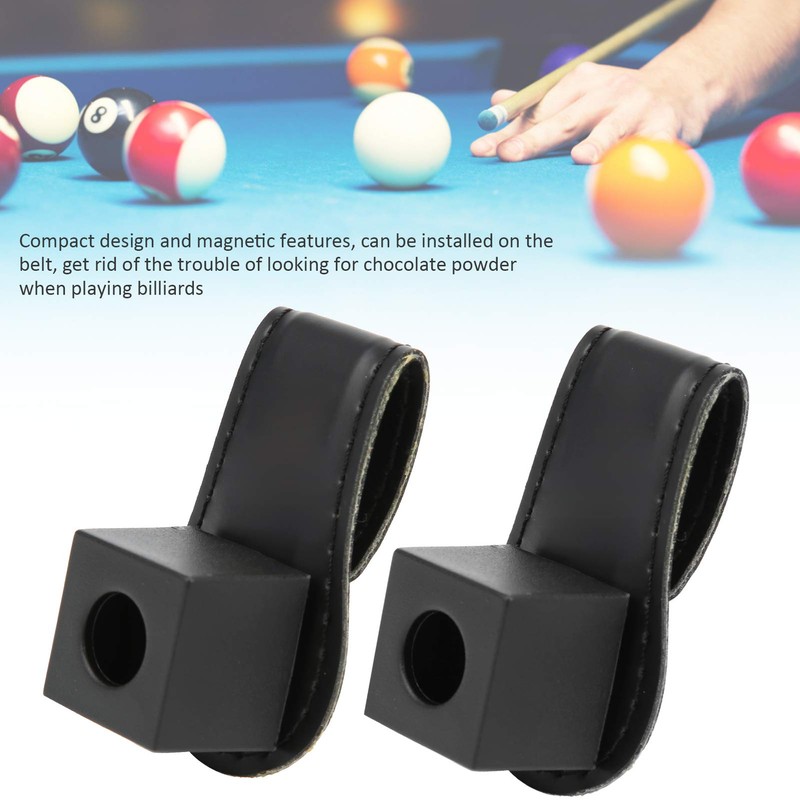 MUNEFE Chalk Holder Billiard,Cues Chalk Box,Pool Cues Chalk Holder for