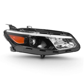 ACANII - For [Halogen Model] 2016 2017 2018 Chevy Malibu Headlight Headlamp Light Lamp Replacement Right Passenger Side