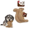 SPOT Dura-Fused Leather Squirrel Dog Toy – Real Leather &