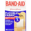 BAND-AID® Brand Flexible Fabric Bandages Assorted Sizes, 30 Count