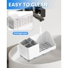 Homtalker Toothbrush Holders for Bathroom Counter - Detachable Bathroom Organizer
