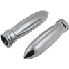 HDBUBALUS Chrome Billet 1" Handlebar Hand Grips Fit for Harley