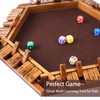 Vamslove Shut The Box Dice Game Wooden Board (L15 x