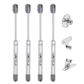 Hafele 60N Soft Opening Flap Fitting Flap Holder Gas Spring Damper for Flaps Gas Pressure Spring Hinges Cabinet Door Soft Closing Door Hinges Pack of 4 by Rainmaker Ltd