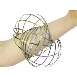 Toyland® Stainless Steel Kinetic Spring - Sensory Play - Destress and Relaxation Toys (Multi)