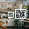 QR Code Sticker/Sticker | Adjust and Change Link at Any