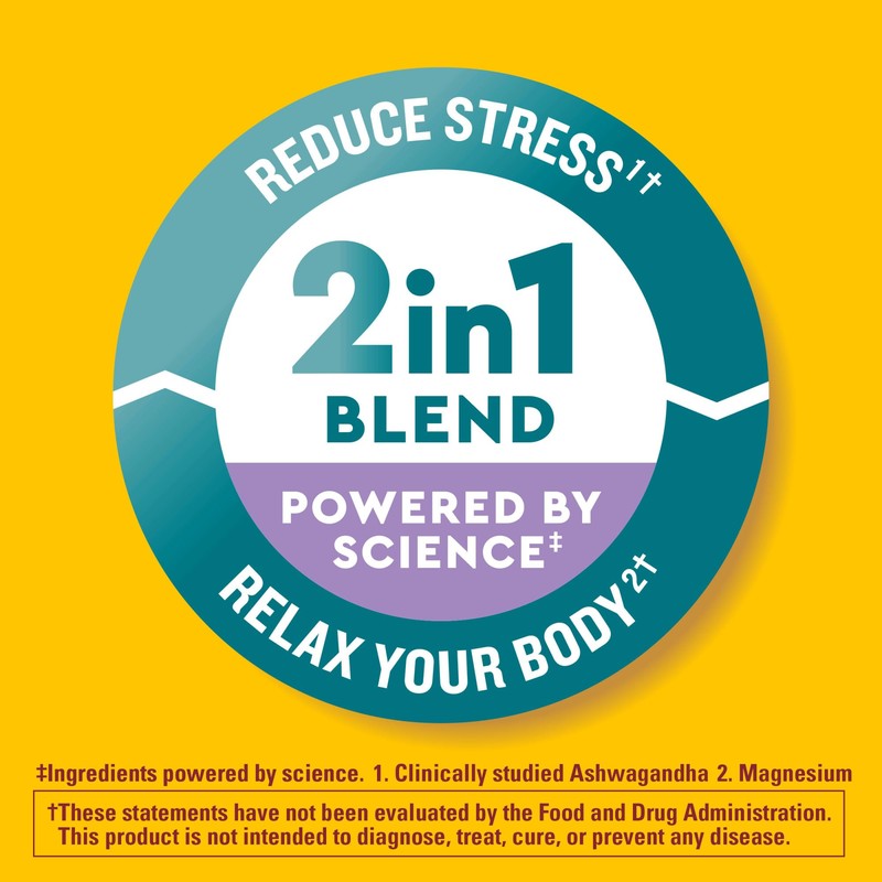 Nature Made Wellblends Calm & Relax, Ashwagandha 125mg, Magnesium 300
