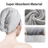 YHIXYUNAZ 3 Pack Quick-Dry Hair Towel Wrap - Super Absorbent