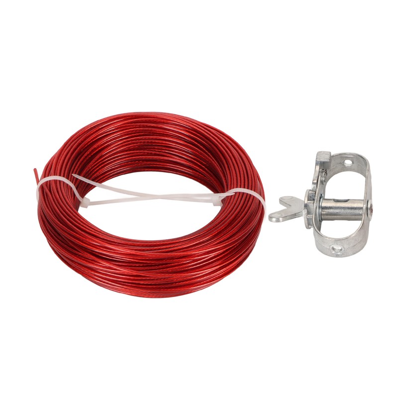 150ft Pool Cover Cable with Rustproof Aluminum Winch for Above