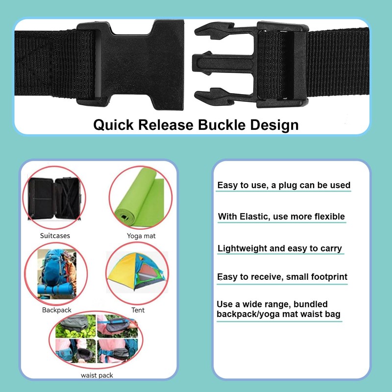 Backpack Chest Strap, Belt Extender for Fanny Pack Strap Extension
