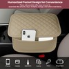 Upgraded Car Middle Center Console Cover,Microfiber Leather Car Armrest Cover