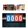 Yuelulala 2pcs 4-Digital Portable Table Top Scoreboard Flipper for Soccer,