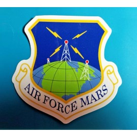 Universal Ham Radio Sticker - Air Force Military Auxiliary Radio System - MARS - 3" x 3"
