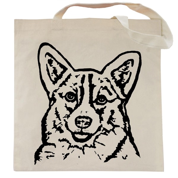 Pet Studio Art Frank the Corgi Tote Bag