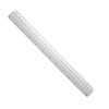 Regla Metálica Resistente, 30 cm, Plateada
